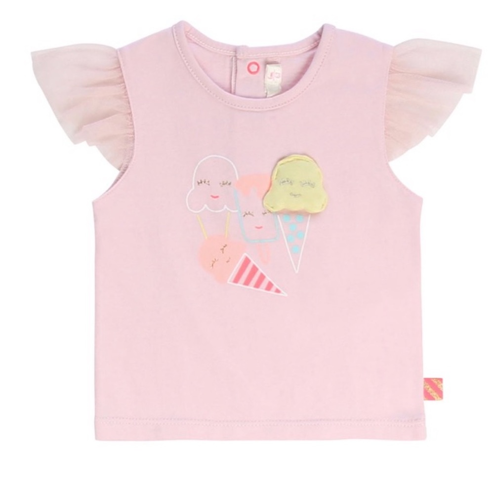 Billieblush Graphic Tee Pink Size 12 months NWT